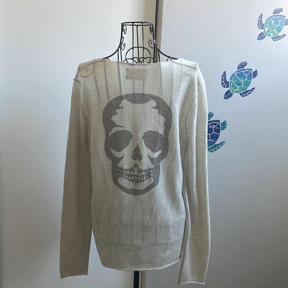 Zadig and Voltaire wool skull sweater